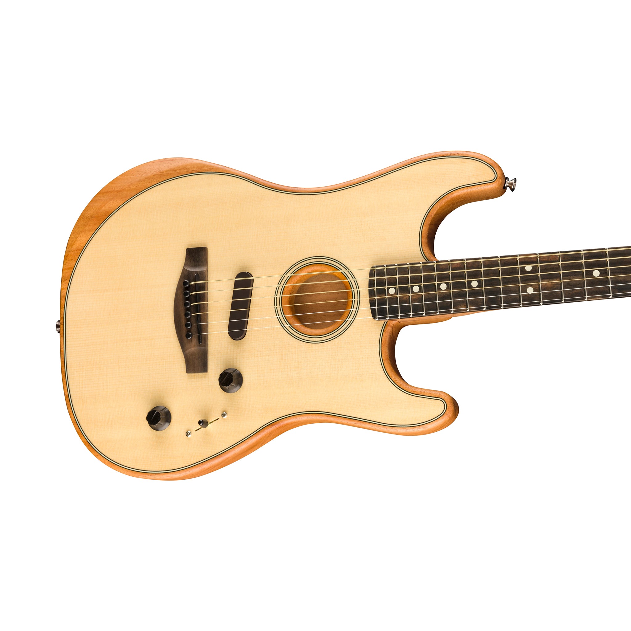 Fender American Acoustasonic Stratocaster w/Bag, Natural – Swee