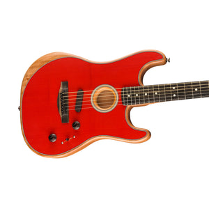 Fender American Acoustasonic Stratocaster w/Bag, Dakota Red