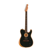 Fender Acoustasonic Player Telecaster Electric Guitar, Brushed Black (B-Stock)