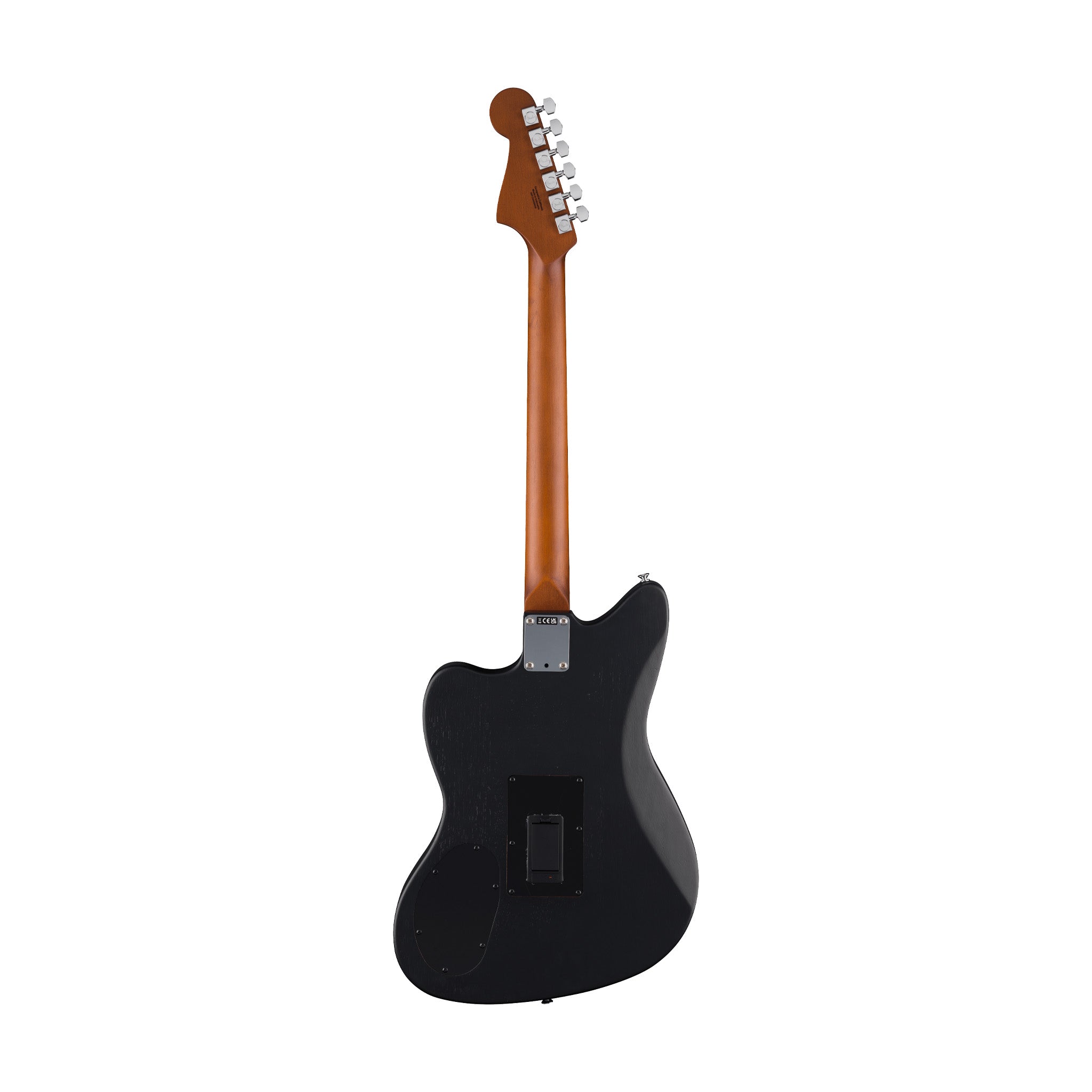 Fender Standard Acoustasonic Jazzmaster Guitar, RW FB, Black