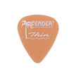 Fender 351 Thin Guitar Pick, Shell Pink, 12-Pack