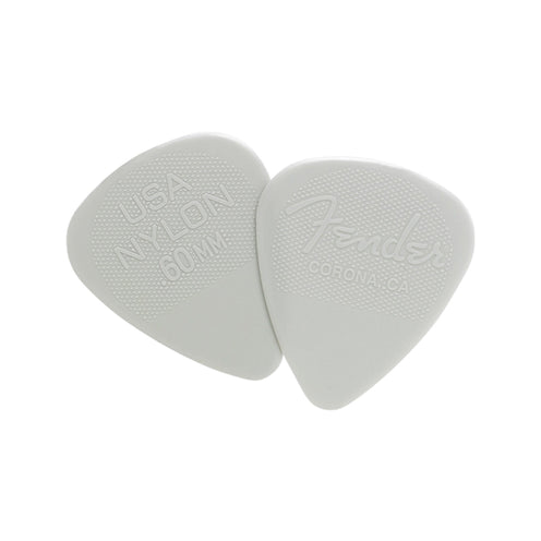 Fender Nylon Guitar Picks, 351 Shape, 0.60mm, 12-Pack