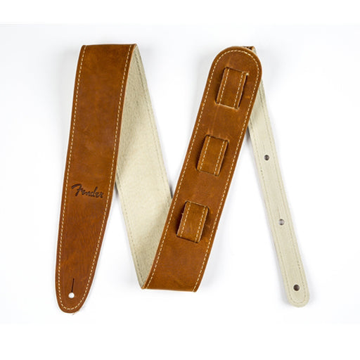 Fender Ball Glove Leather Guitar Strap, Brown