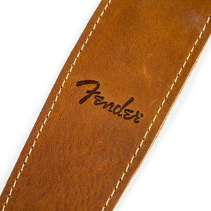 Fender Ball Glove Leather Guitar Strap, Brown