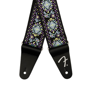 Fender Pasadena Woven Guitar Strap, Blue Lotus