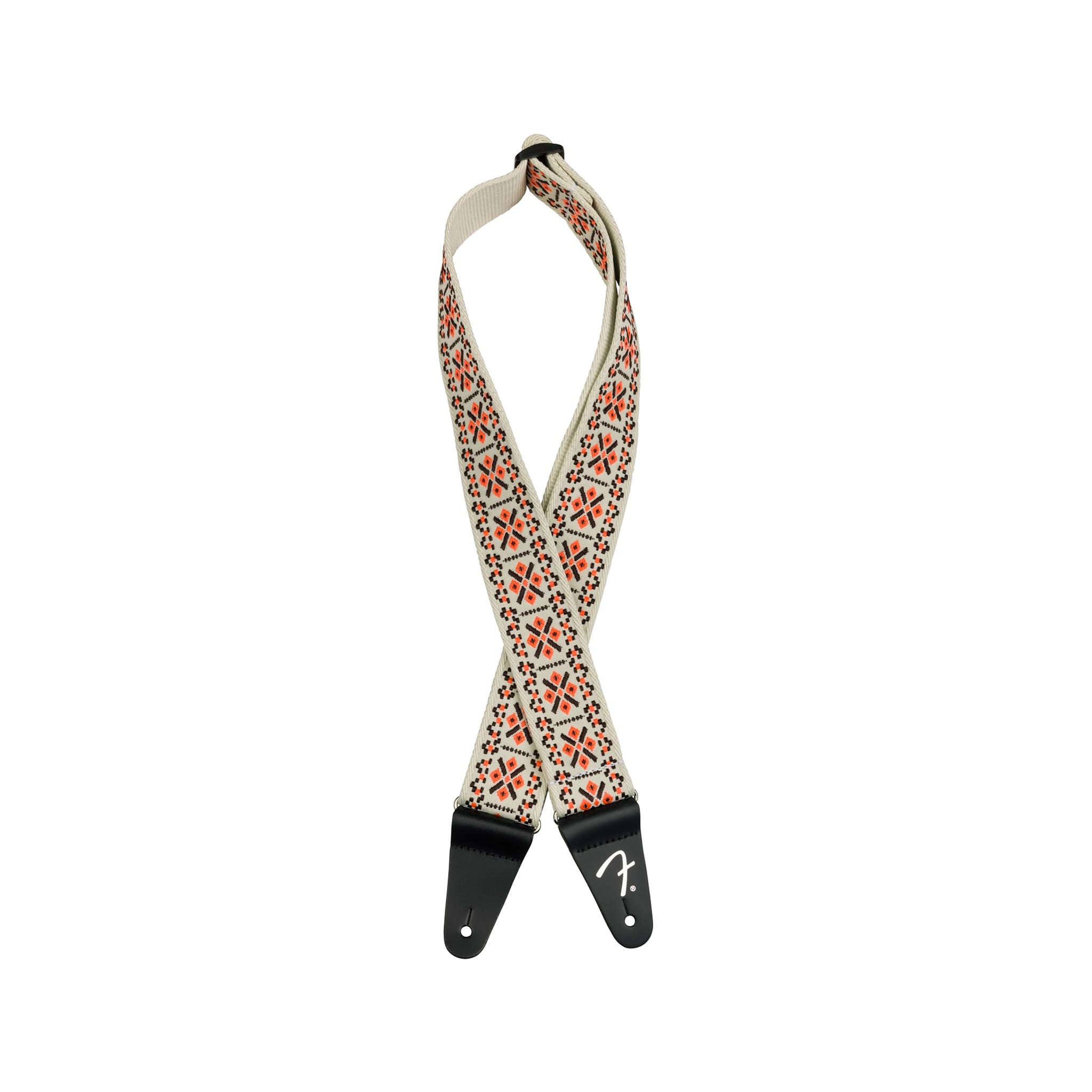 Fender Pasadena Woven Guitar Strap, Lattice Orange