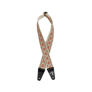 Fender Pasadena Woven Guitar Strap, Lattice Orange
