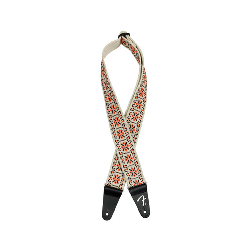 Fender Pasadena Woven Guitar Strap, Lattice Orange