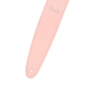 Fender Vegan Leather Guitar Strap, Shell Pink
