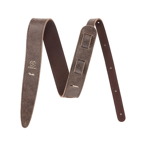 Fender Scandal Signature Guitar Strap, Brown