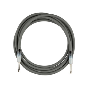 Fender Ombre Series Instrument Cable, 10 ft Straight/Straight, Silver Smoke