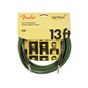 Fender Joe Strummer 13FT Instrument Cable, Drab Green