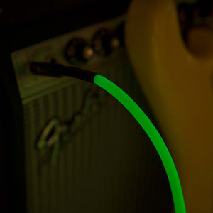 Fender 18.6 FT Professional Series Glow in the Dark Instrument Cable, Green