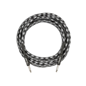 Fender Professional Series Instrument Cable, 18.6inch Straight/Straight, Winter Camo