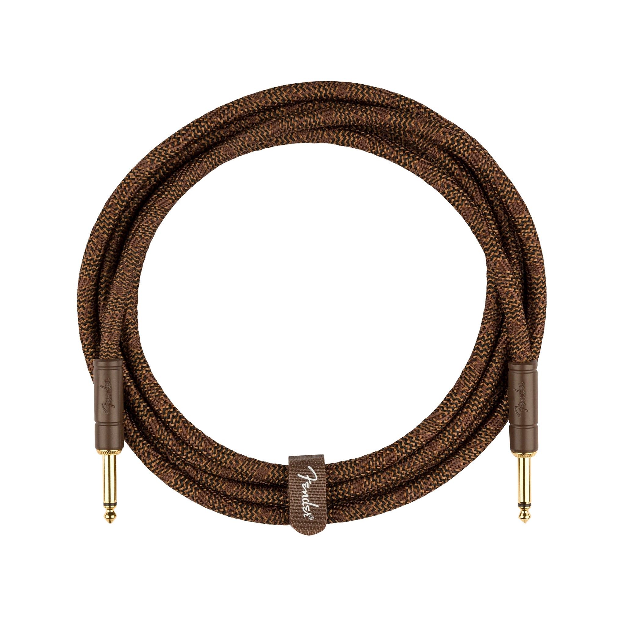 Fender Paramount Acoustic Instrument Cable, 18.6 ft, Brown