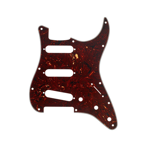 Fender 11-hole Modern-Style Stratocaster Pickguard, SSS, 4-Ply, Tortoise Shell