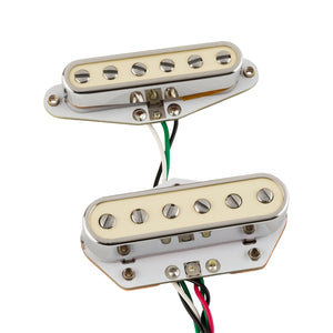 Fender Cobalt Chrome Telecaster Pickup Set, Set of 2