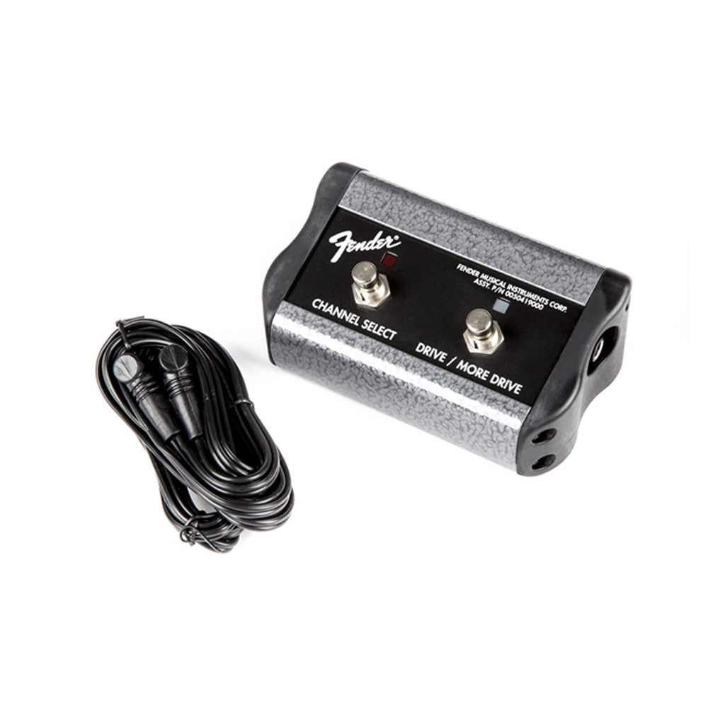 Fender 2 Button 3 Function Footswitch, Drive/More Drive