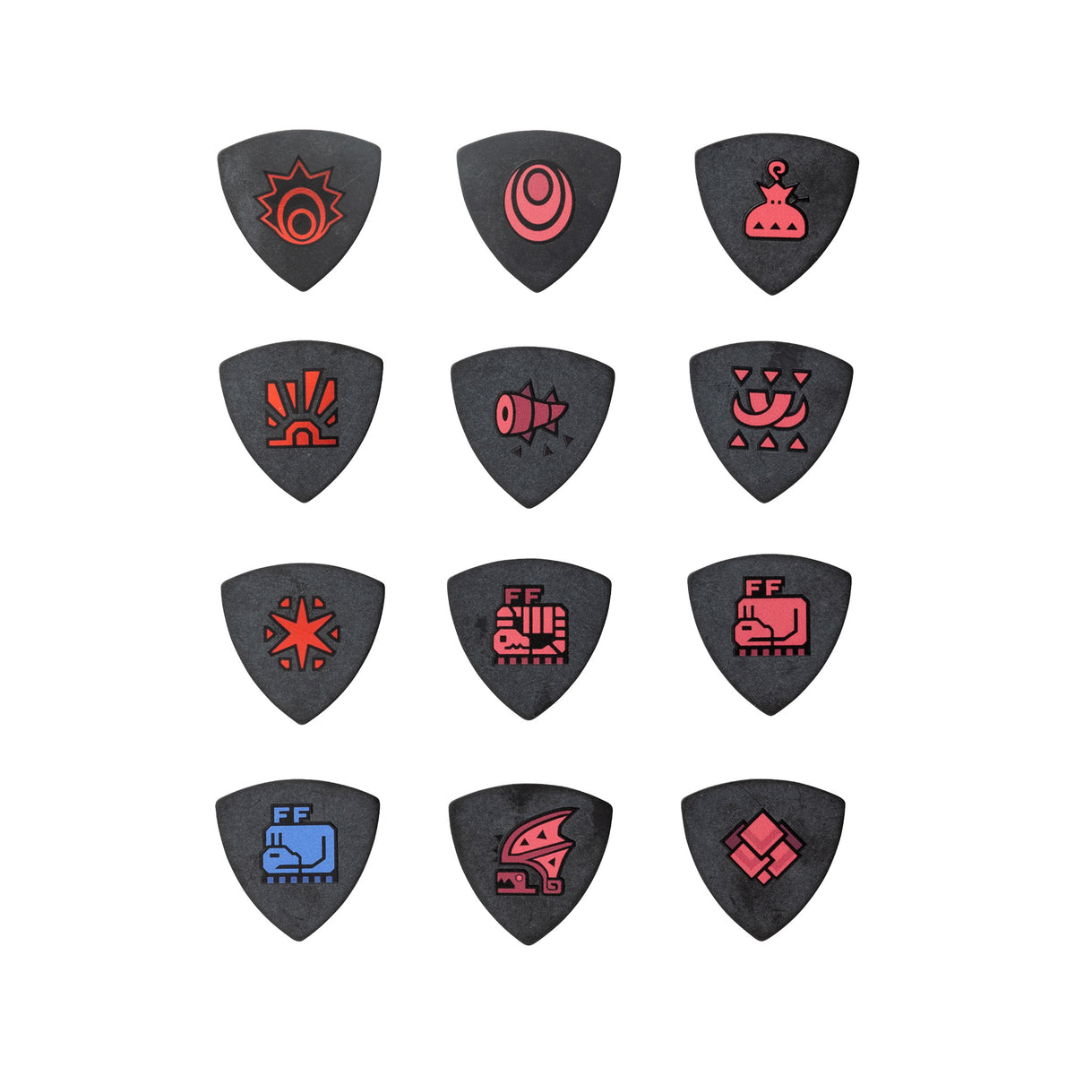 その他 Monster Hunter Collaboration Pick-case Fender Monster Hunter 20th Guitar Picks Random Pack of 4 Guitar