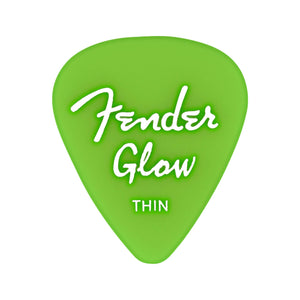 Fender Glow In The Dark 351 Guitar Picks, 12-Pack