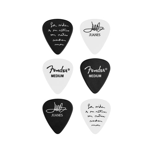 Fender Juanes 351 Celluloid Guitar Picks, 6-Pack