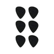 Fender Offset Guitar Picks, Black, 6-Pack