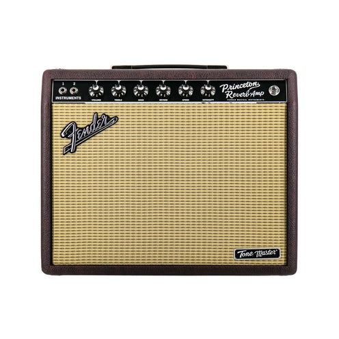 Fender FSR Tone Master Princeton Reverb Guitar Amplifier, Bordeaux/Wheat, 230V EU