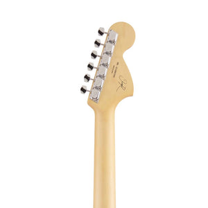 Fender Michiya Haruhata Stratocaster Electric Guitar, RW FB, Caribbean Blue Trans