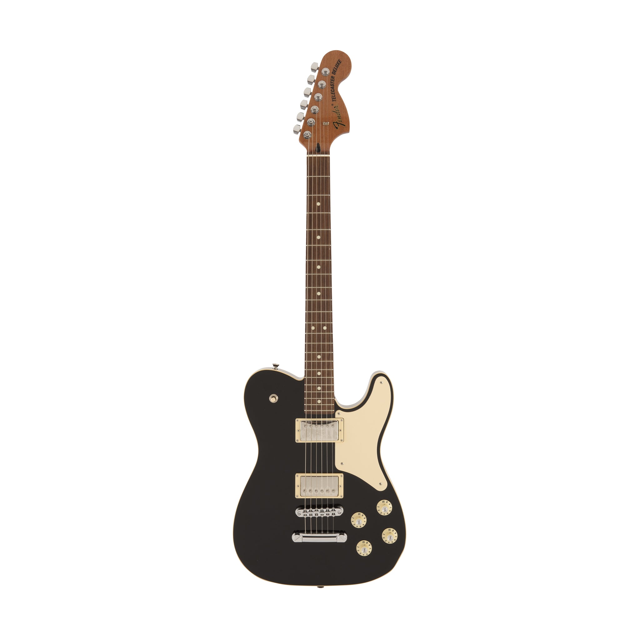 Fender Japan MIJ Troublemaker Telecaster Electric Guitar RW FB, Black