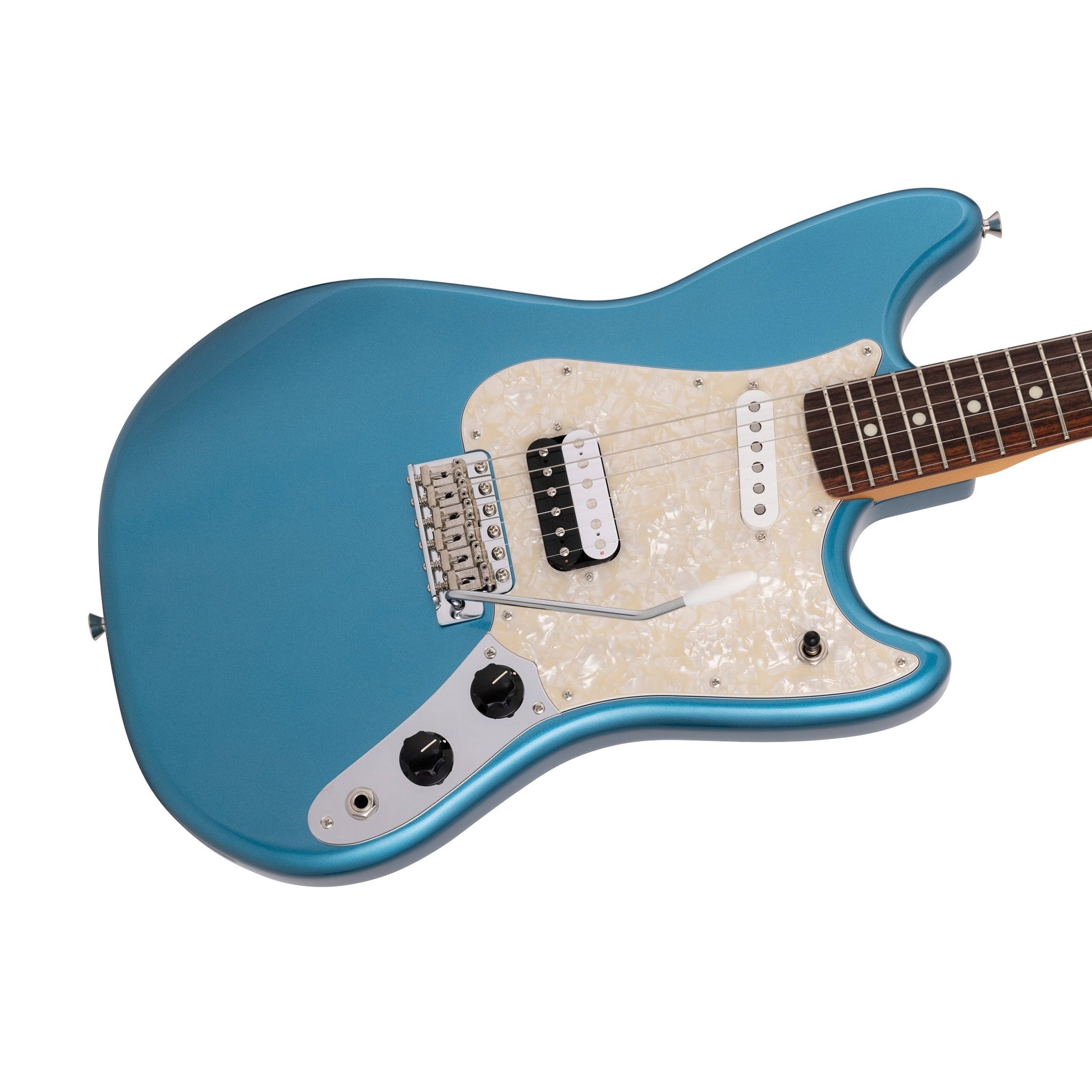 Fender MIJ Limited Cyclone Electric Guitar, RW FB, Lake Placid