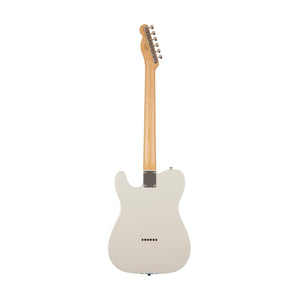 Fender Japan Traditional II 60s Telecaster Electric Guitar, RW FB, Olympic White / Blue Stripes
