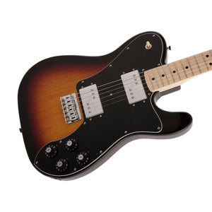 Fender Japan Traditional II 70s Telecaster Deluxe Electric Guitar, Maple FB, 3-Tone Sunburst