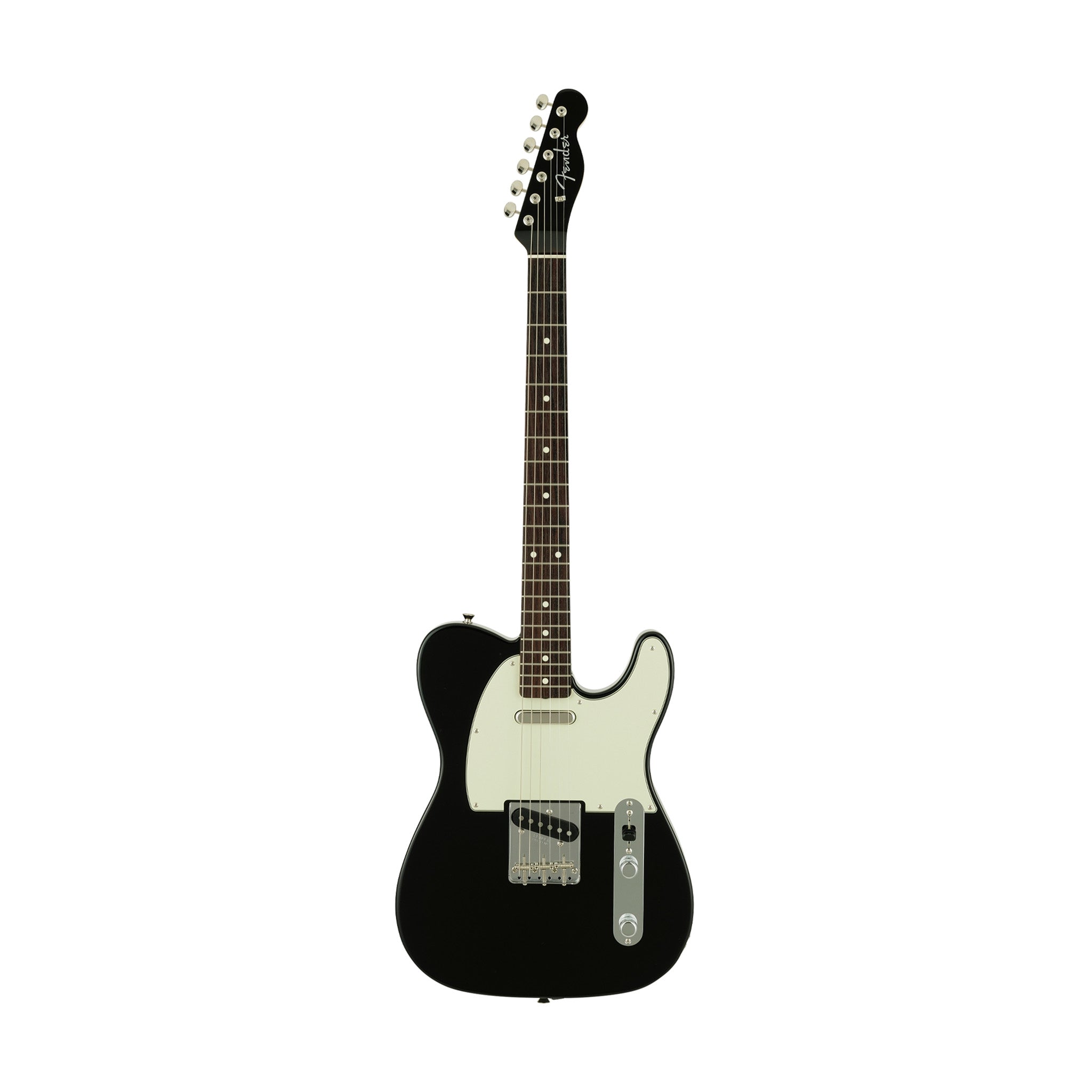 Fender Japan Traditional II 60s Telecaster Electric Guitar, RW FB, Black