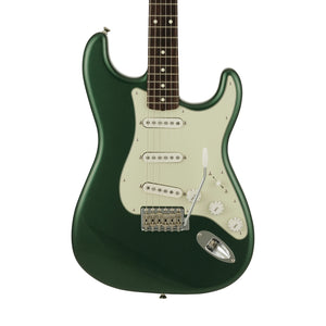 Fender Japan Traditional II 60s Stratocaster Electric Guitar, RW FB, Aged Sherwood Green Metallic