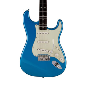 Fender Japan Traditional II 60s Stratocaster Electric Guitar, Roasted Maple Neck / RW FB, Lake Placid Blue
