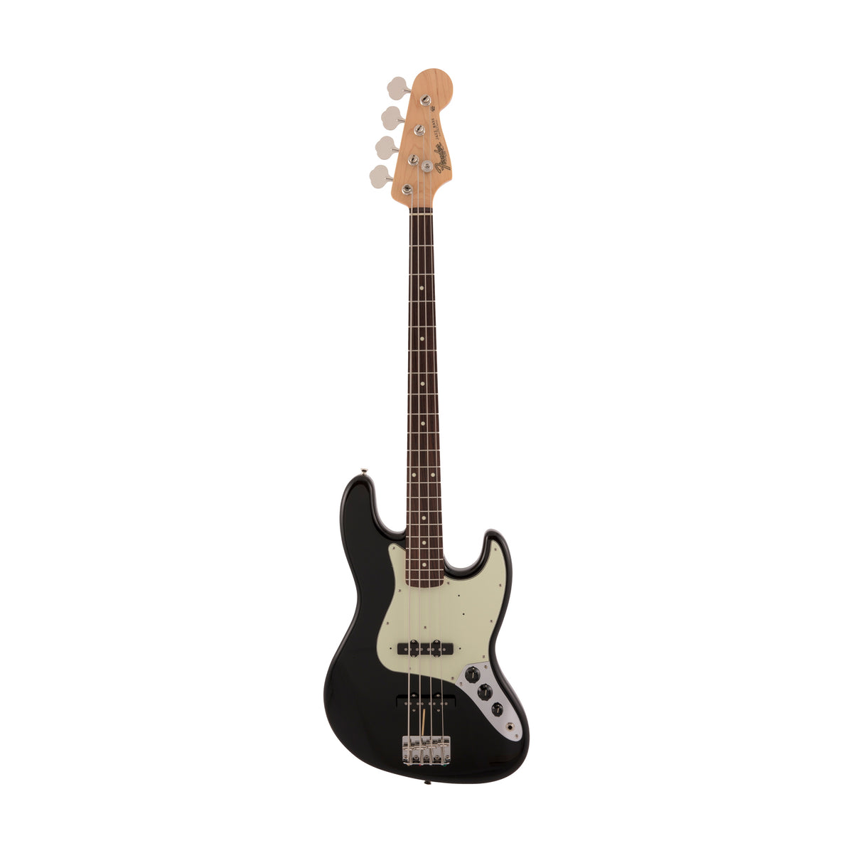 Fender Japan Traditional II 60s Jazz Bass Guitar, RW FB, Black