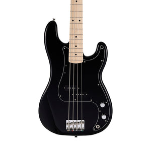 Fender Japan Traditional II 70s Precision Bass Guitar, Maple FB, Black