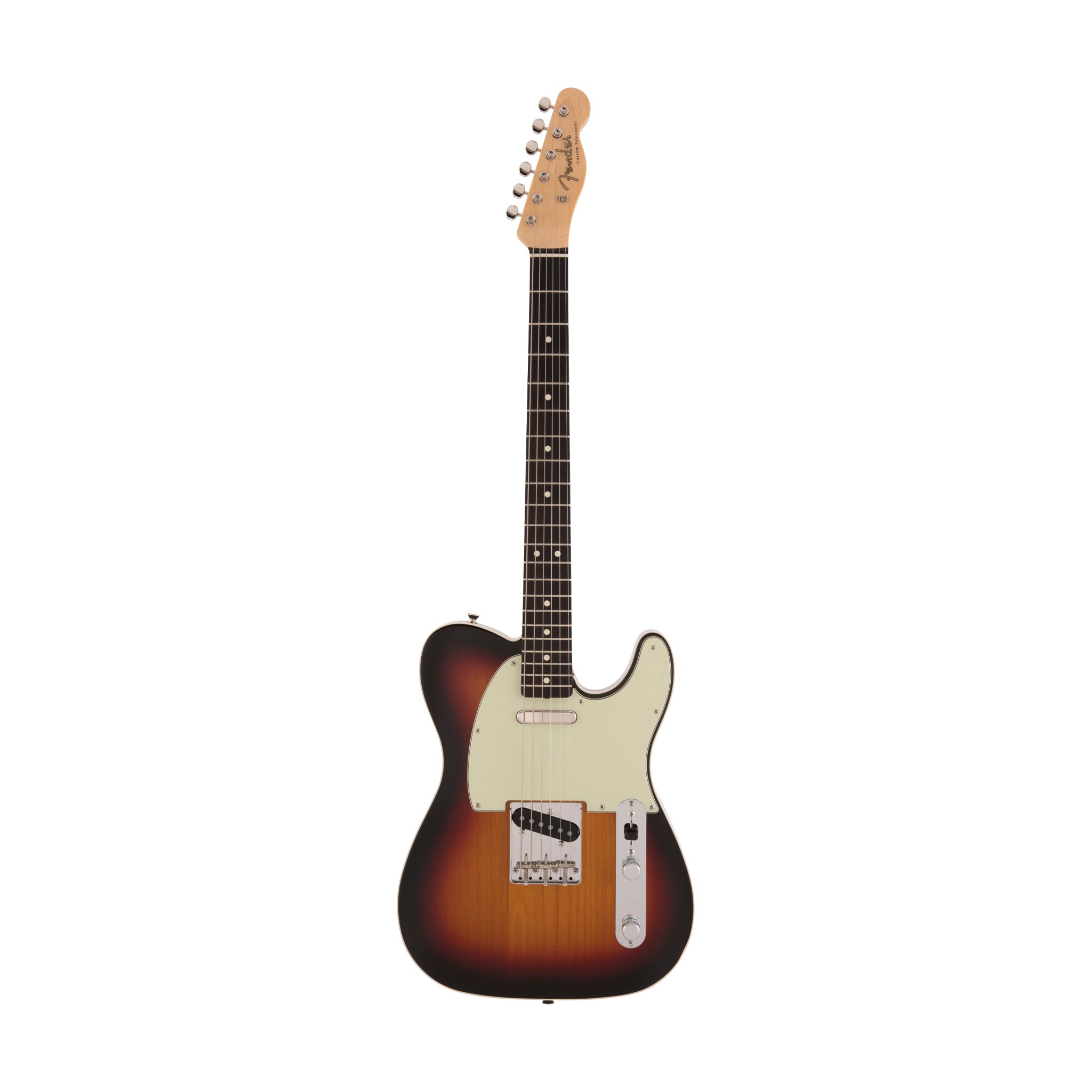 Fender Japan Heritage 60s Telecaster Custom Electric Guitar, RW FB, 3-Tone Sunburst