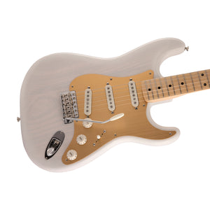 Fender Japan Heritage 50s Stratocaster Electric Guitar, Maple FB, White Blonde