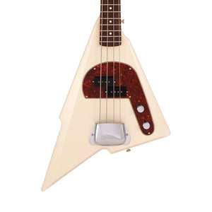 Fender Hama Okamoto Signature Katana Bass Guitar, Olympic White
