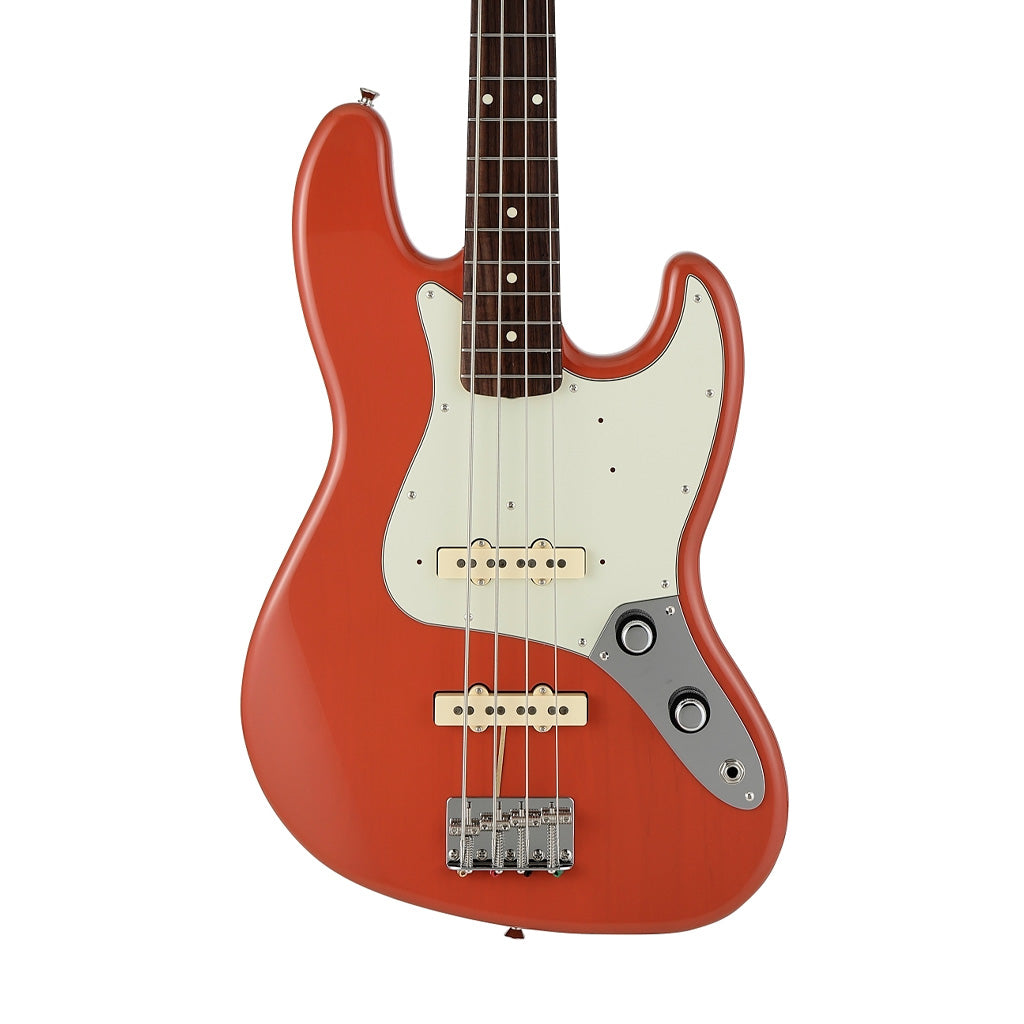 Fender Japan Scandal Tomomi Jazz Bass Guitar, RW FB, Clear