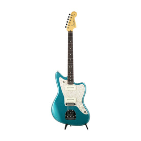 Fender FSR MIJ Hybrid II Jazzmaster Electric Guitar, RW FB, Teal