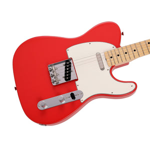 Fender Japan Limited International Color Telecaster Electric Guitar, Maple FB, Morocco Red