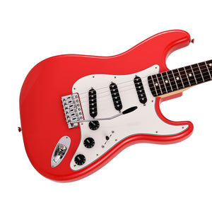 Fender Japan Limited International Color Stratocaster Electric Guitar, RW FB, Morocco Red