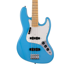 Fender Japan Limited International Color Jazz Bass Electric Guitar, Maple FB, Maui Blue