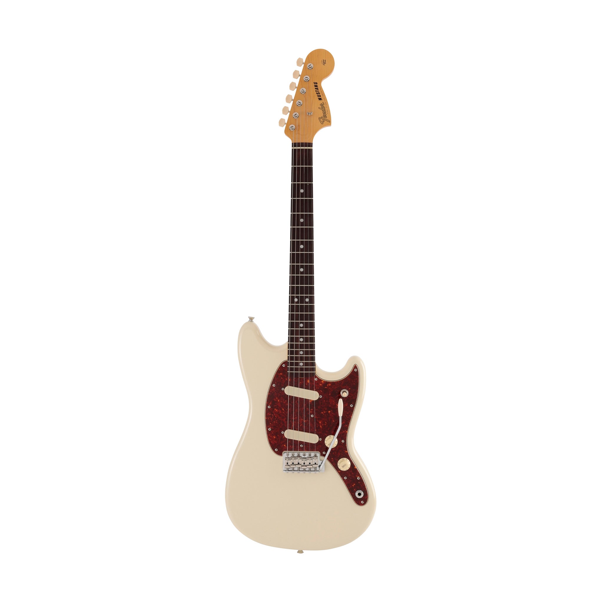 Fender Japan CHAR Signature Mustang Electric Guitar, RW FB, Olympic White