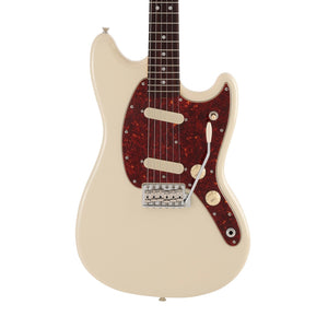 Fender Japan CHAR Signature Mustang Electric Guitar, RW FB, Olympic White