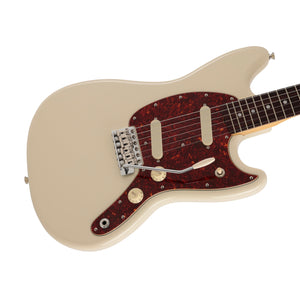 Fender Japan CHAR Signature Mustang Electric Guitar, RW FB, Olympic White