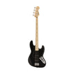 Fender Japan Hybrid II Jazz Bass Guitar, Maple FB, Black