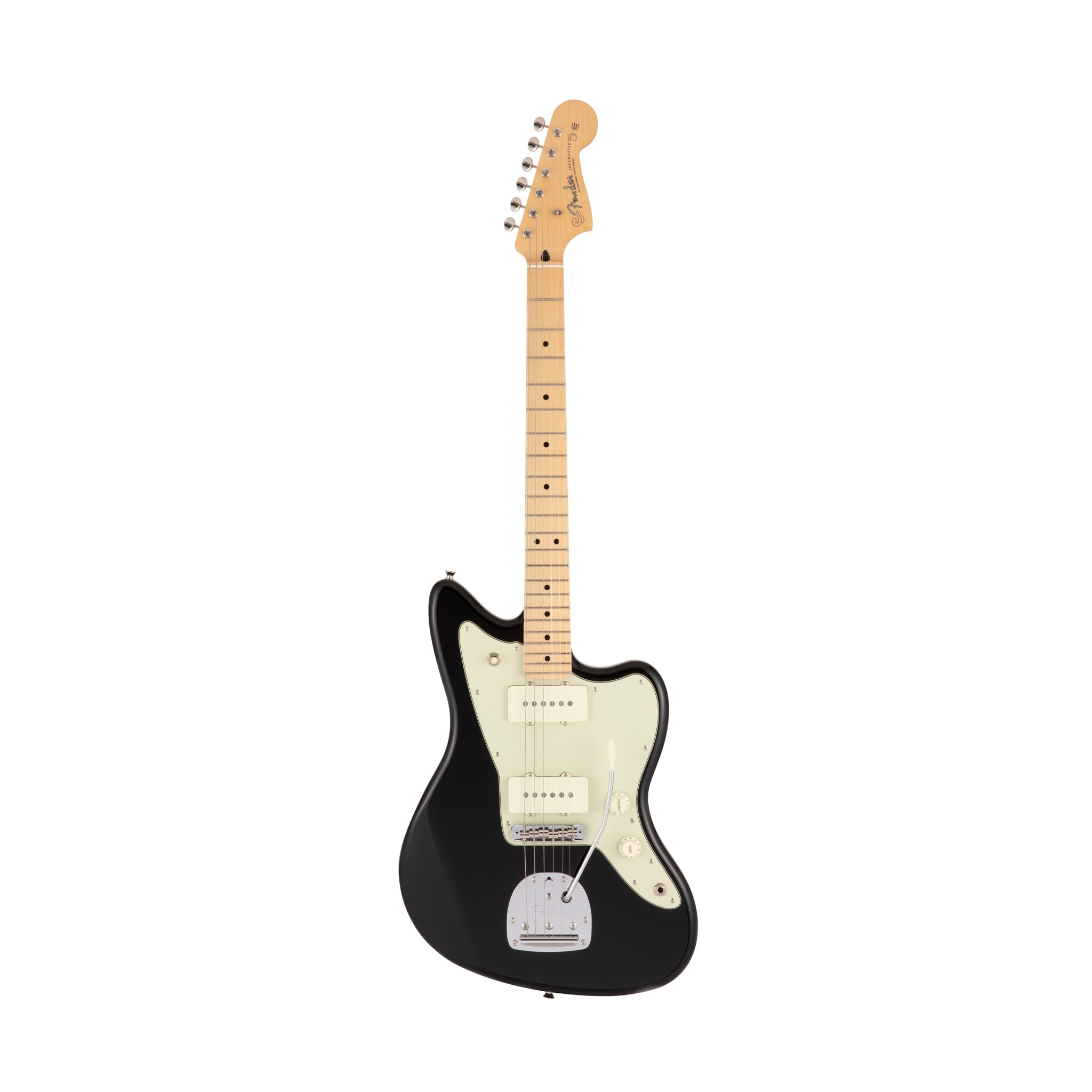 Fender Japan Hybrid II Jazzmaster Electric Guitar, Maple FB, Black